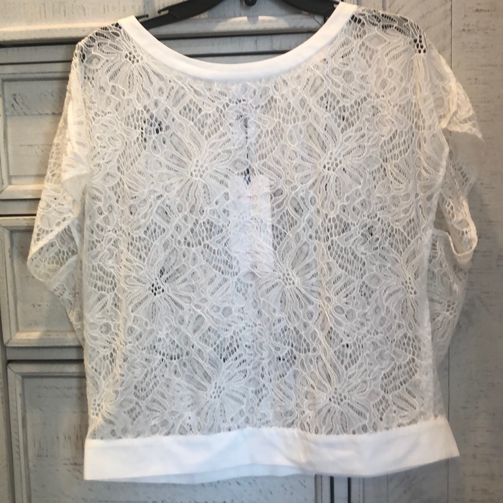 Cabi Lace Top, size M, NWT